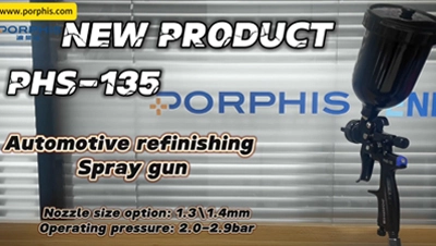 PHS-135 Kfz-Refinishing-Spritzpistole von PORPHIS